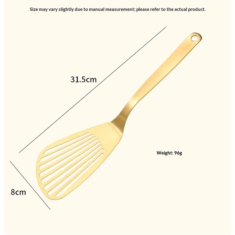 Handle Fish Turner, Stainless Steel High Heat Cooking Fish Turner Spatula for Kitchen Use Flipping, Turning, Frying โ image 3