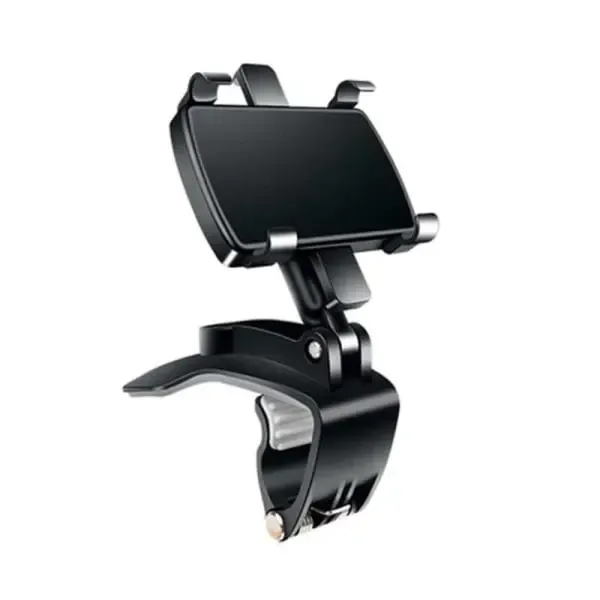 Swivel Mobile Holder - The Car, Silicone + Rubber material, dashboard mounting, stable phone or GPS support, Black Color โ image 2