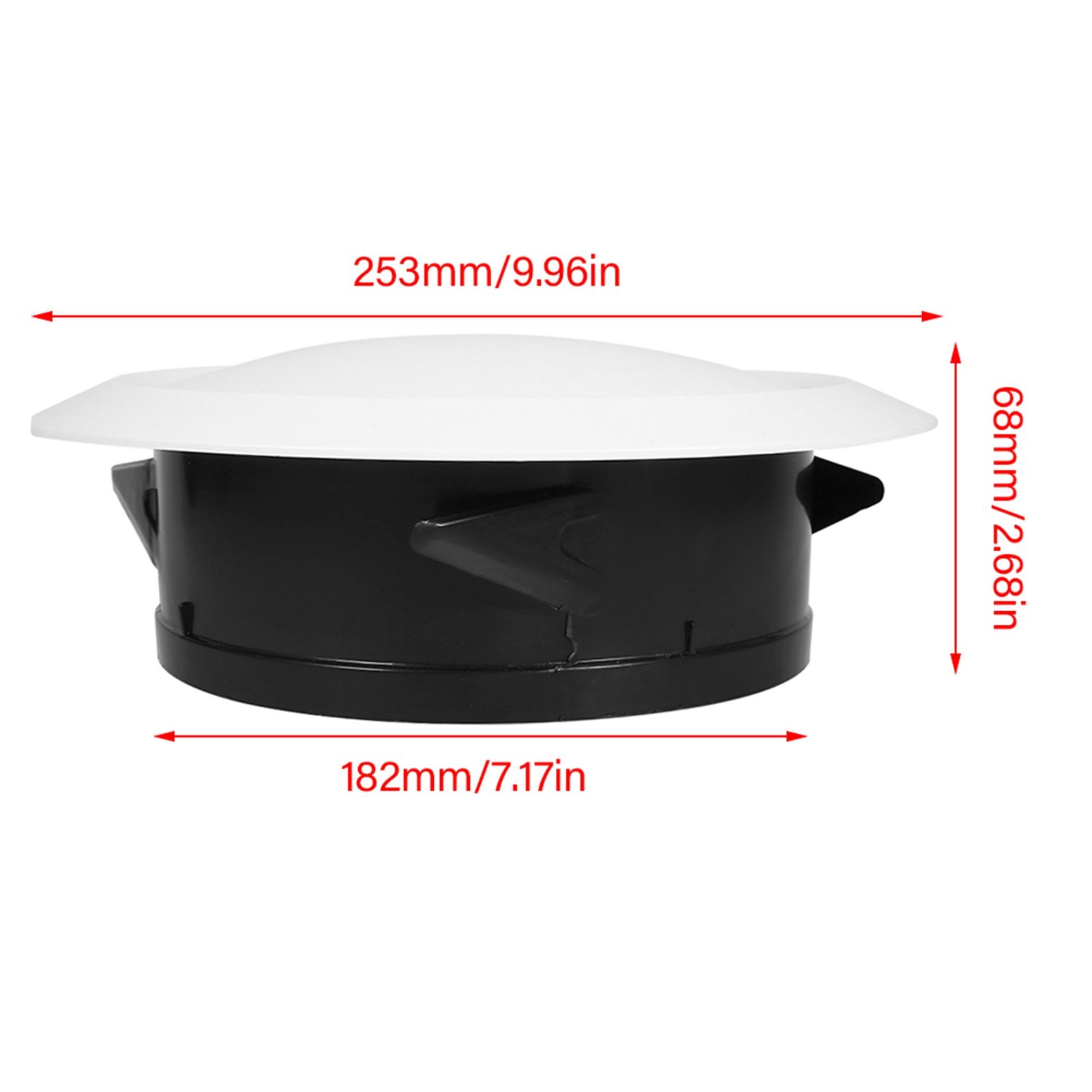 Ceiling Diffuser Exhaust Supply Valve Air Vent Anemostat Ventilation Ducting Hose Cover (200mm) โ image 4