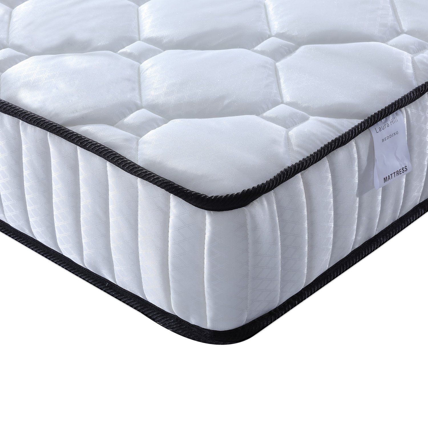 Laura Hill King Single Size Mattress Pocket Spring High Density Foam For Bed — image 5