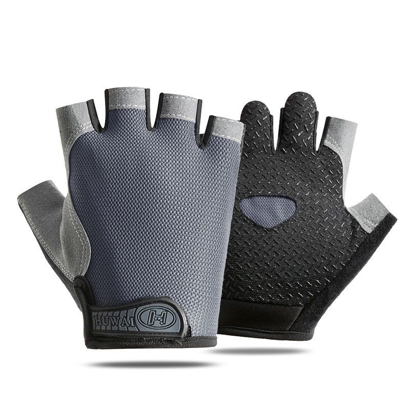 T-BAGWELL Cycling Gloves Half Finger Anti-slip Section B half blue โ image 4