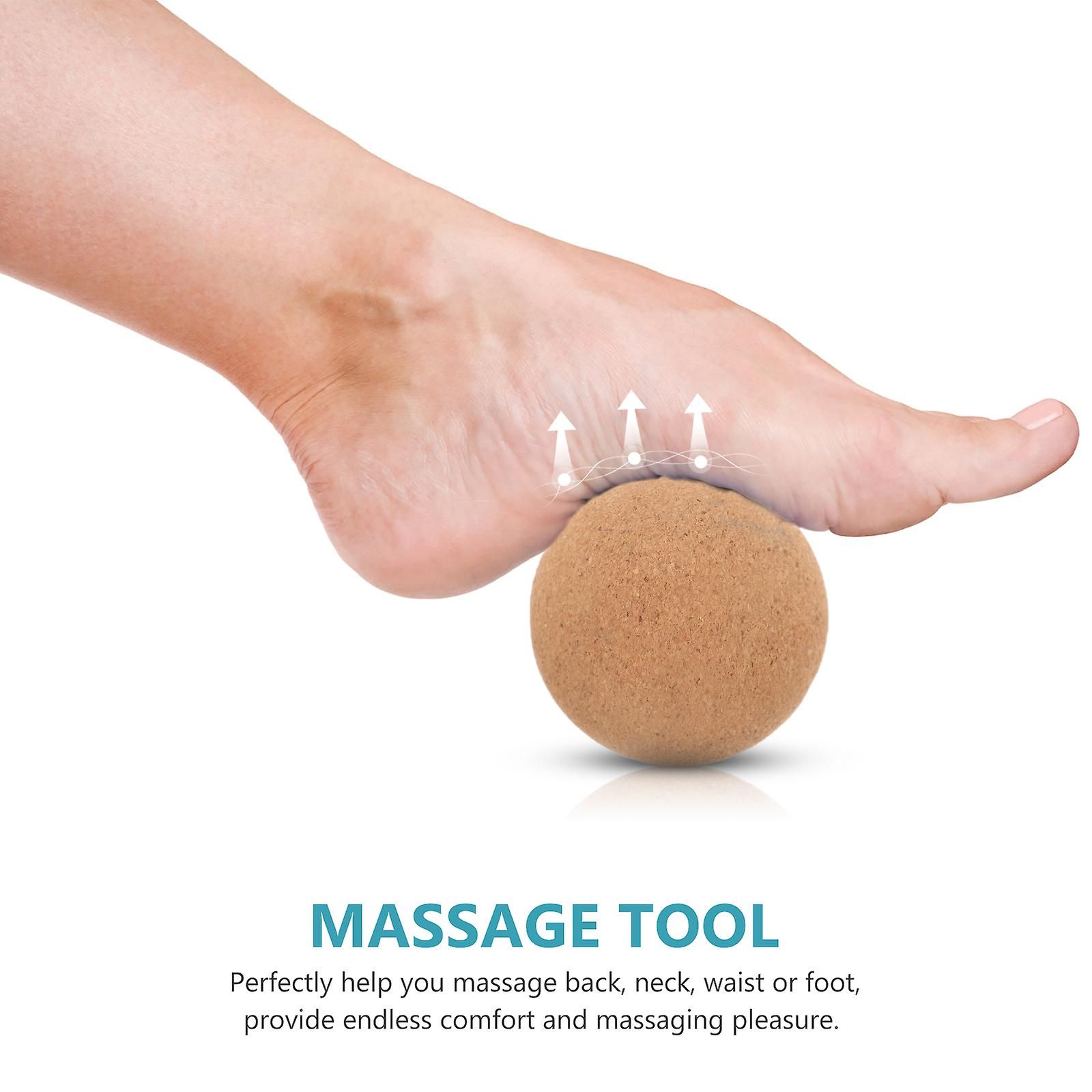 Yoga Massage Ball Back Waist Neck Massaging Ball Cork Massage Ball Foot Massage Ball — image 4