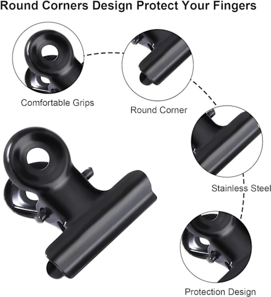 Metal Clip - Office Supplies - Paper - Receipt - Label - Bag - Shop - Office - Reusable โ image 2