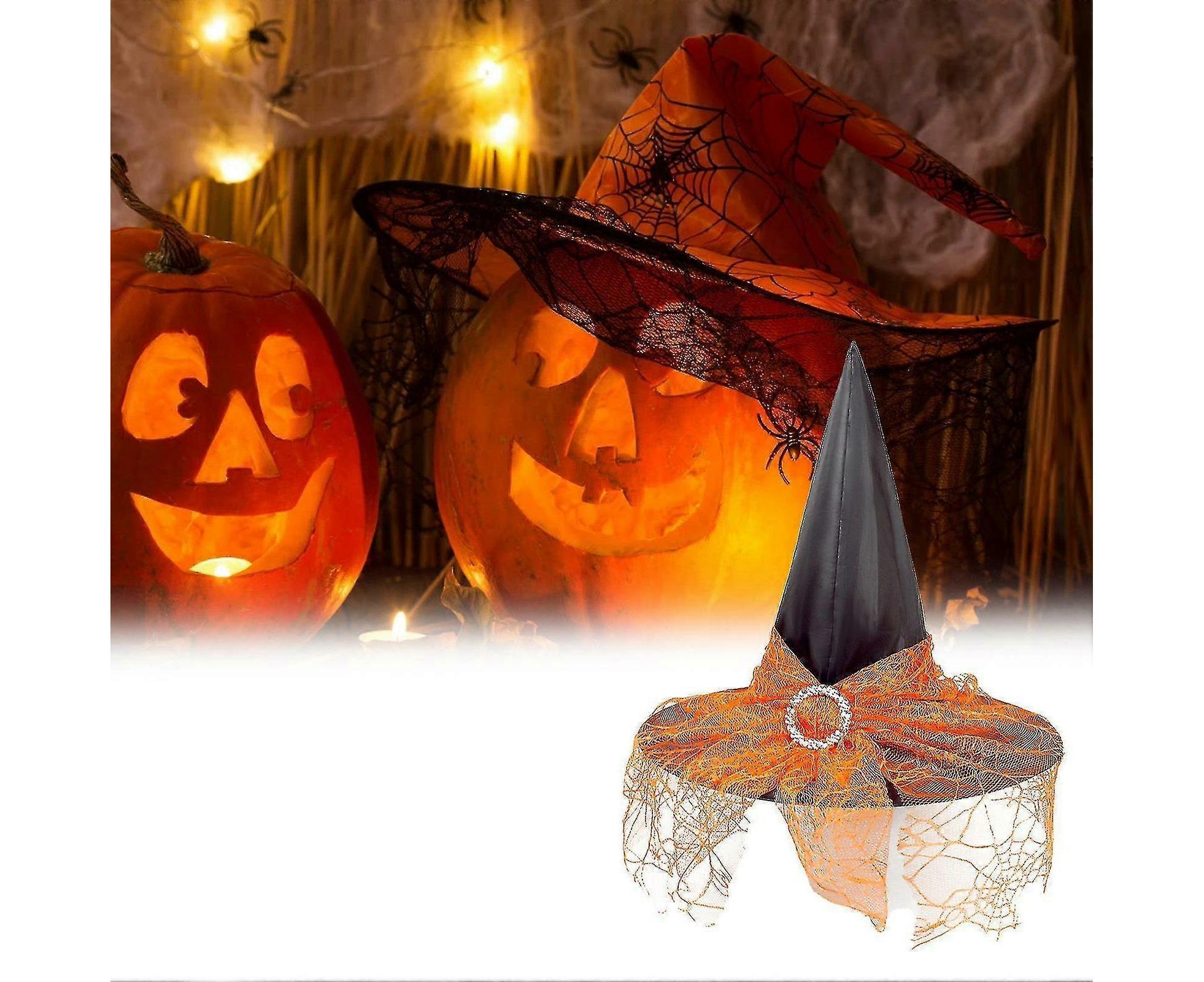 Fashion Reusable Cloth Halloween Babies Wizard Hat For Party Decor-Black — image 4