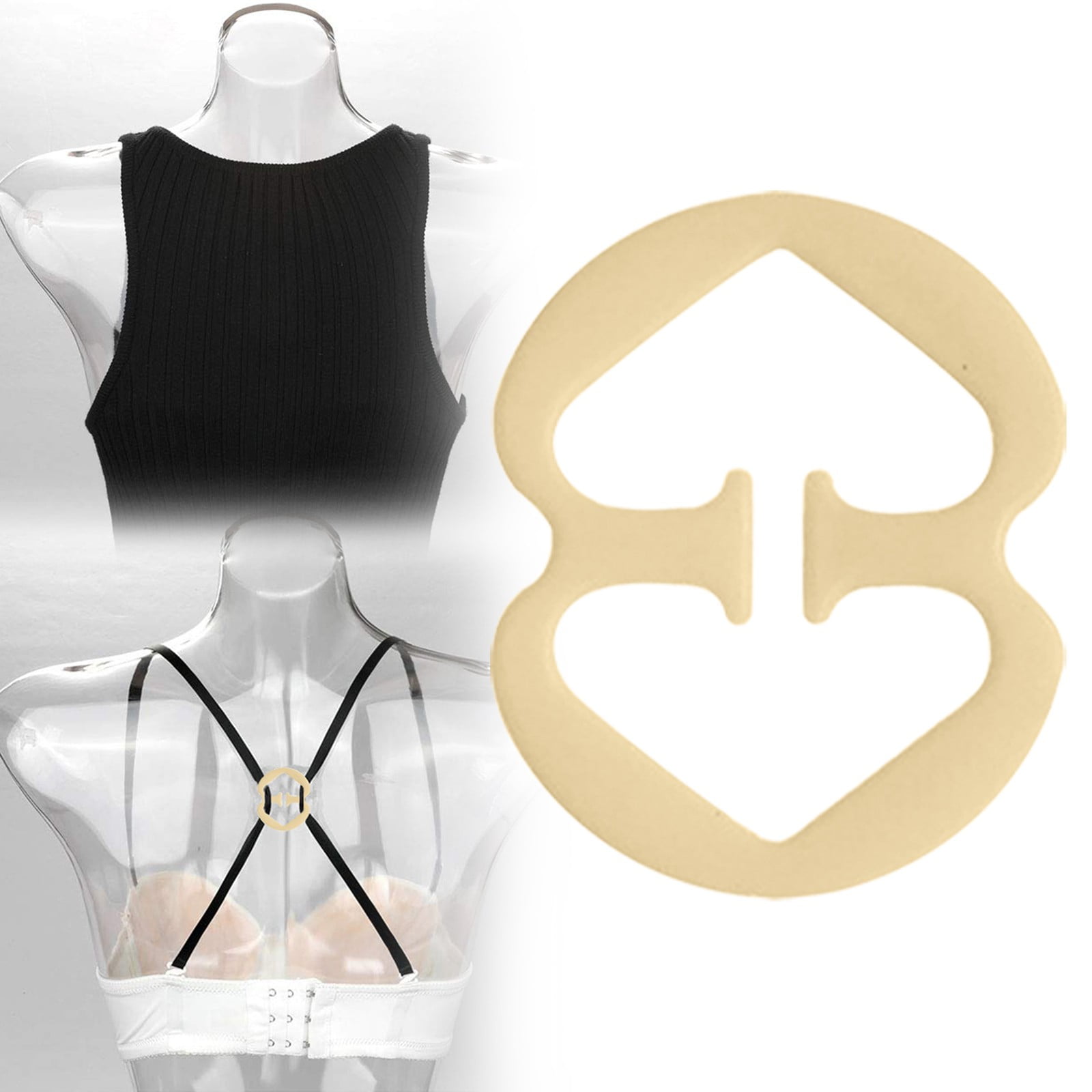 Invisible Underwear Anti-Slip Buckle, 1 Anti-Slip Buckle*10 1Pcs Bra Fastener Ergonomic Design Multi Function Plastic Women Bra Straps Holder Sewing One — image 4