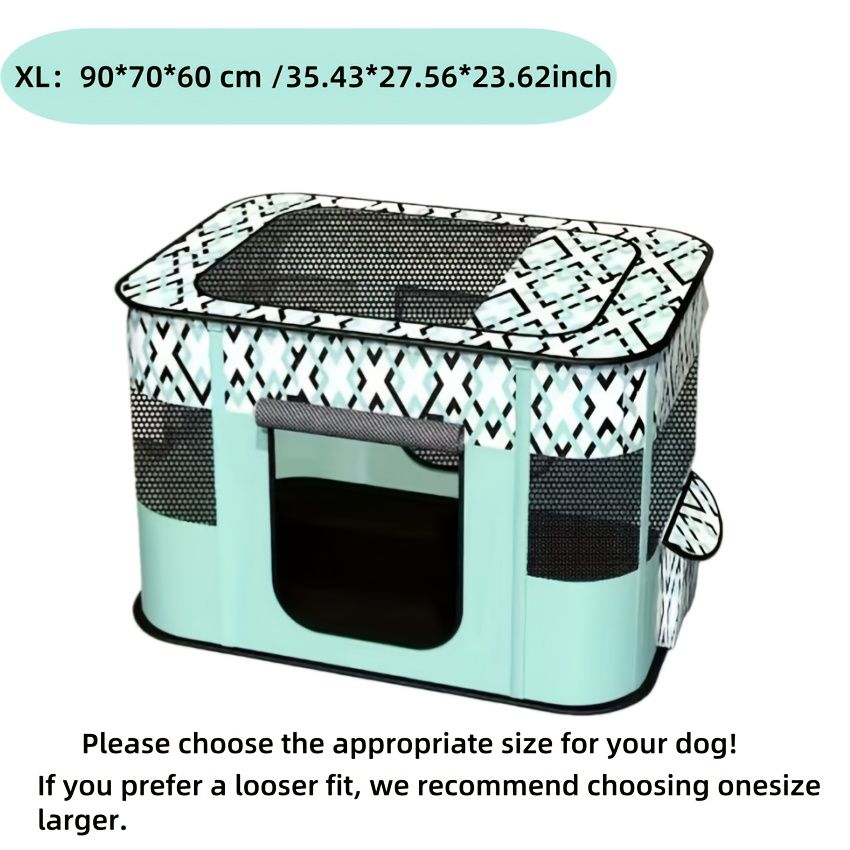 1 piece hot sale cat nursery pet nursery, foldable with a black handbag cat dog cage fence dog cat bed pet supplies tent puppy kitten nursery โ image 4