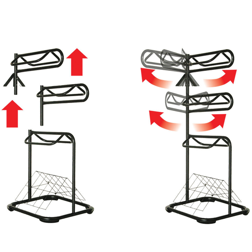 Samland Heavy Duty Three Tier Rotable Saddle Stand Saddle Rack โ image 2