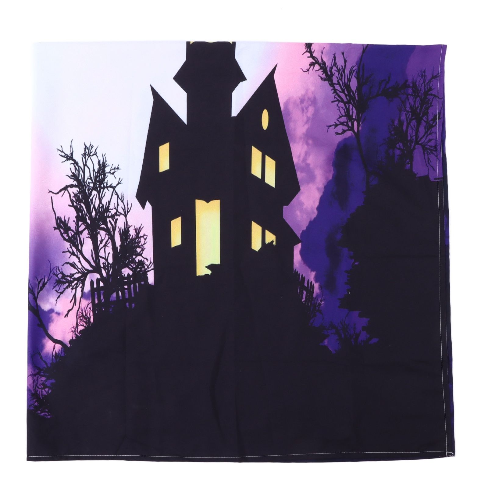Halloween Castle Pattern Tapestry Wall Hanging Carpet Photography Background Home Party Decoration200 × 150cm / 78.7 × 59.1in — image 4