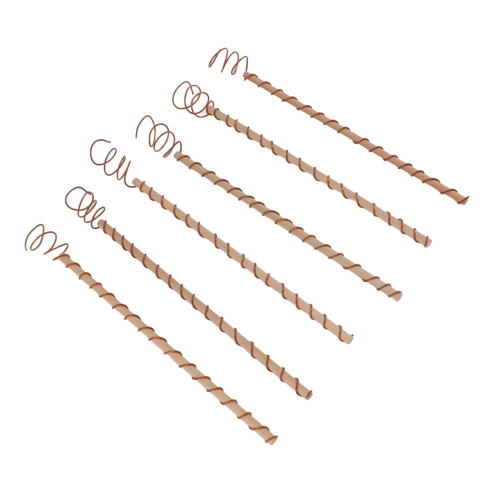 6PCS Electroculture Stakes Stable Support Garden Antenna Copper Coil for Growing Garden Plants Fruits Vegetables — image 6