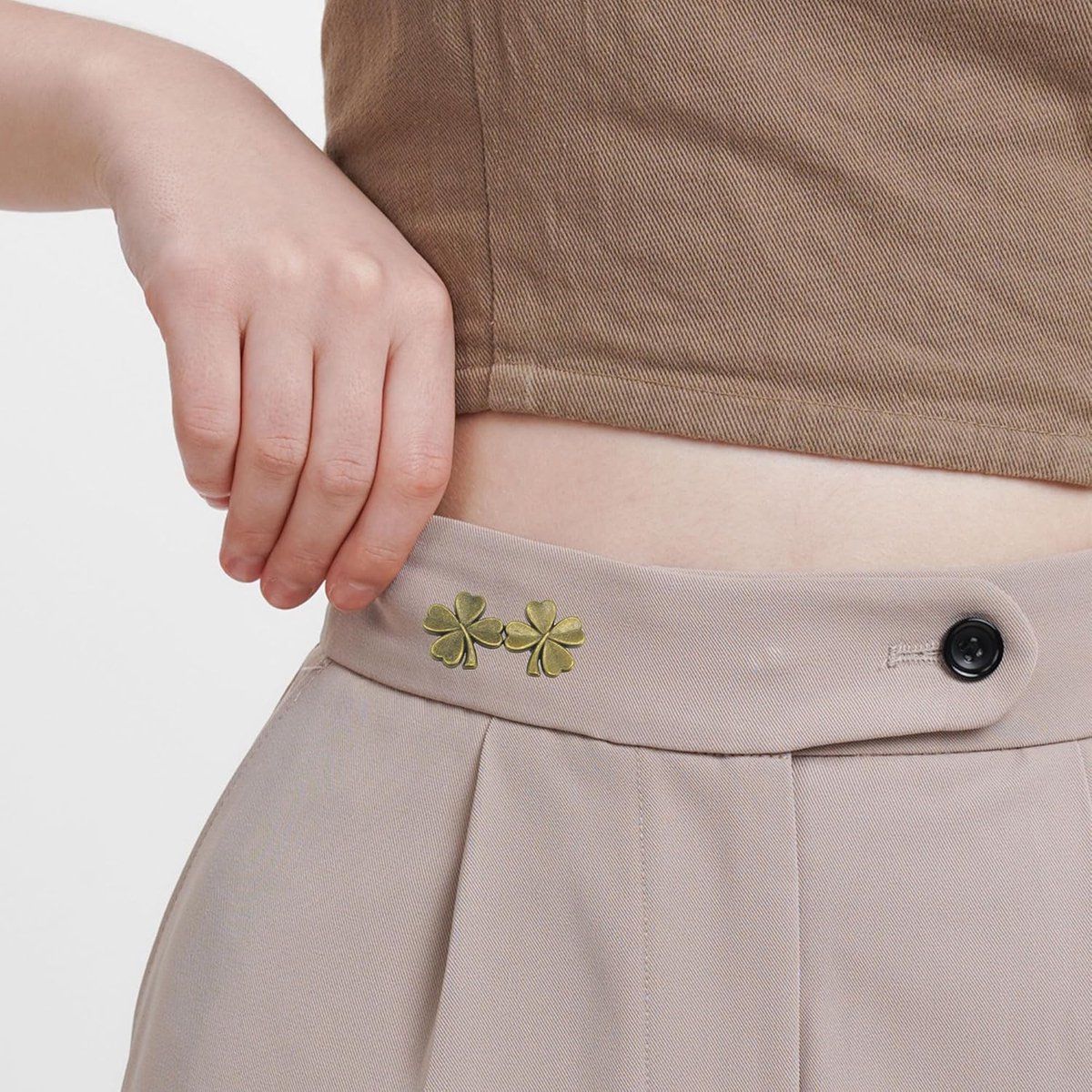 Trouser Waist Stretcher - Jeans buttons to tighten trousers - 8 pieces — image 4