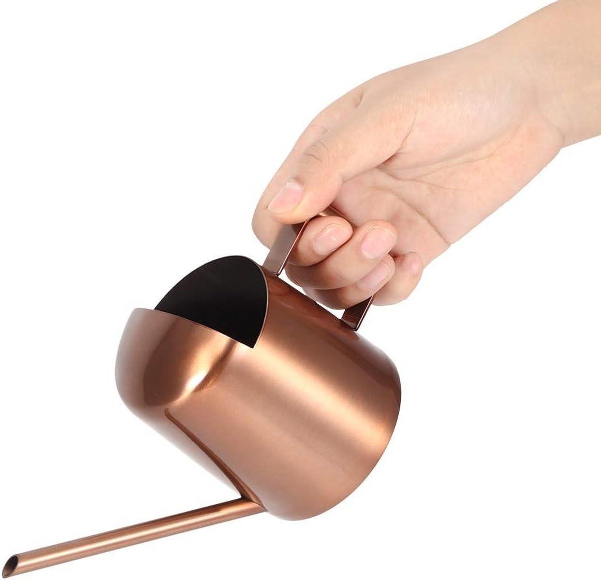 Small 300ml stainless steel watering can with long spout - ideal for flowers and household use — image 5
