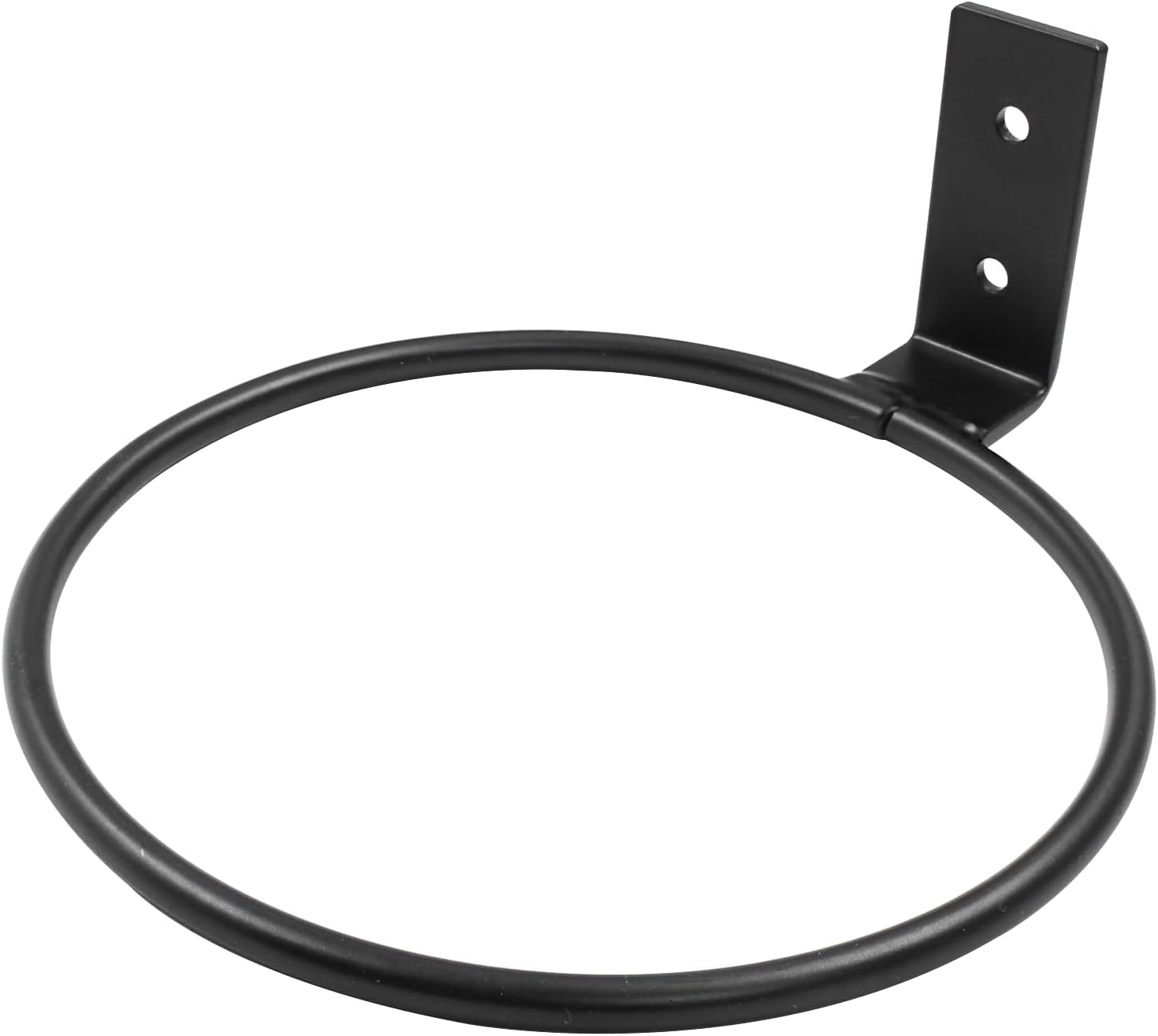 6pcs 6 Inch Wall Flower Pot Holder Ring, 15cm Black Wall Plant Stand Hanger Holder Hook Bracket for Indoor Outdoor Garden Planter — image 2
