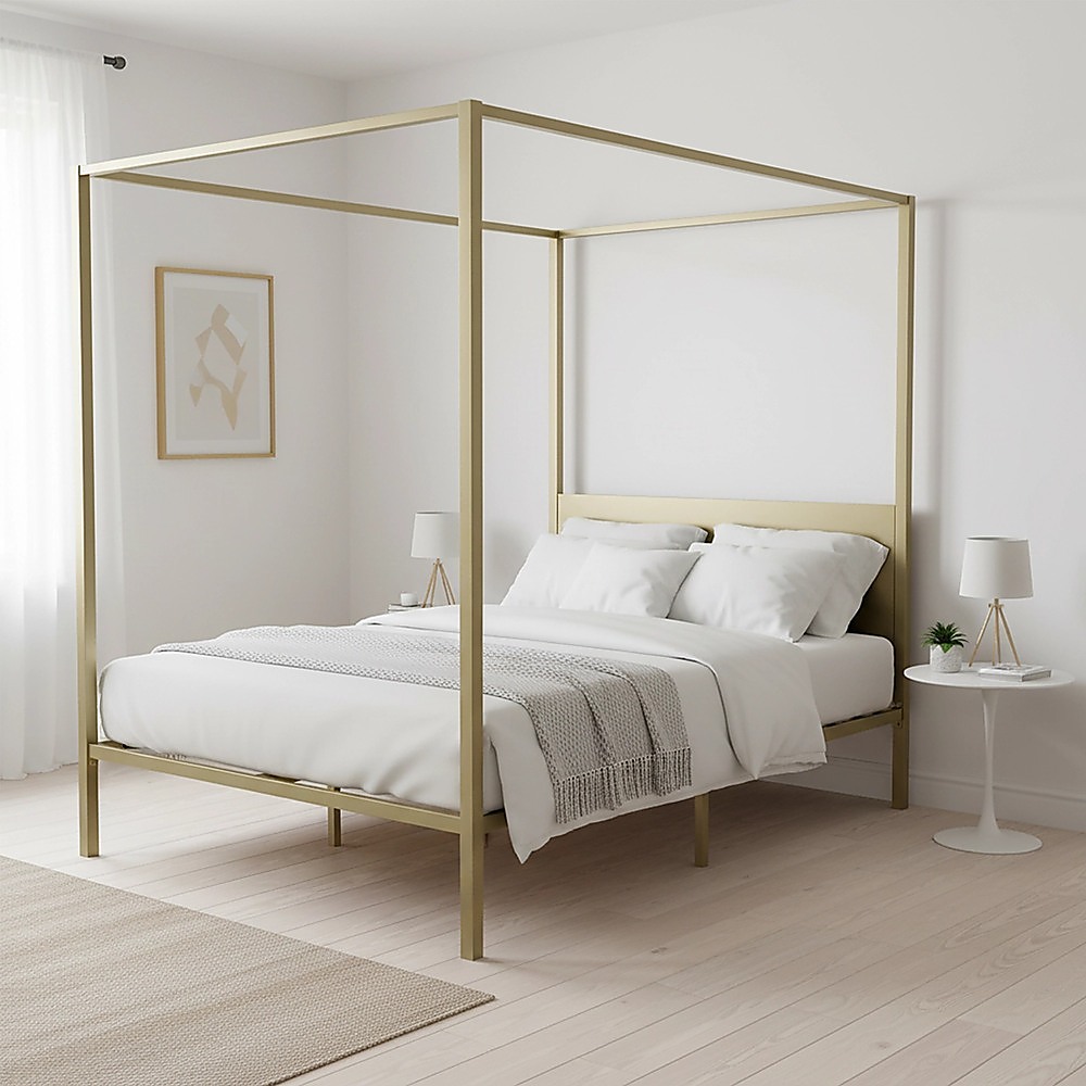4 Four Poster Double Bed Frame — image 5