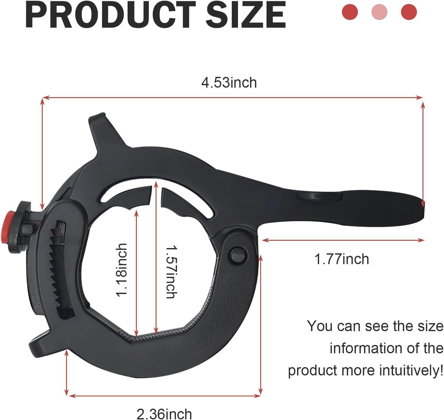 Motorcycle Cruise Control Assist, Handlebar Booster Clamp with Quick Release Throttle Button, Anti-skid Rustproof Throttle Lock, Universal Saver โ image 3