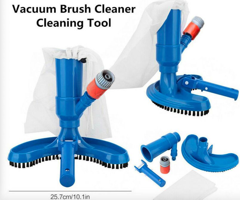 Swimming Pool & Spa Pond Fountain Vacuum Brush Cleaner Cleaning Tool Kit Swimming pool cleaning vacuum cleaner
