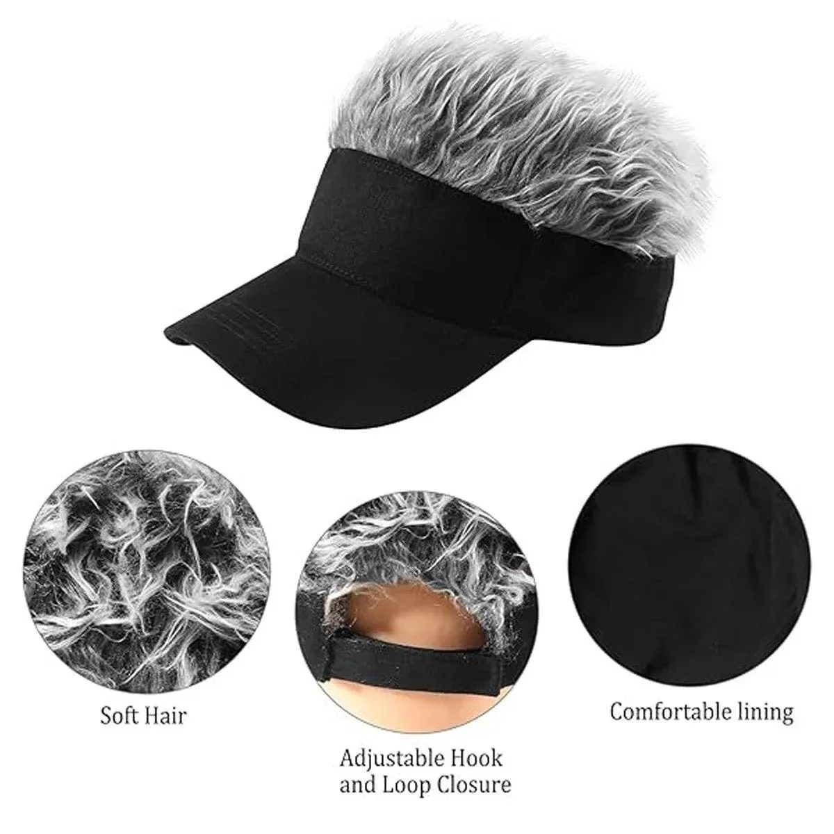 Trendy Hip Hop Wig Cap Stylish Duck Bill Cap for Hipster Fashion Accessories — image 6
