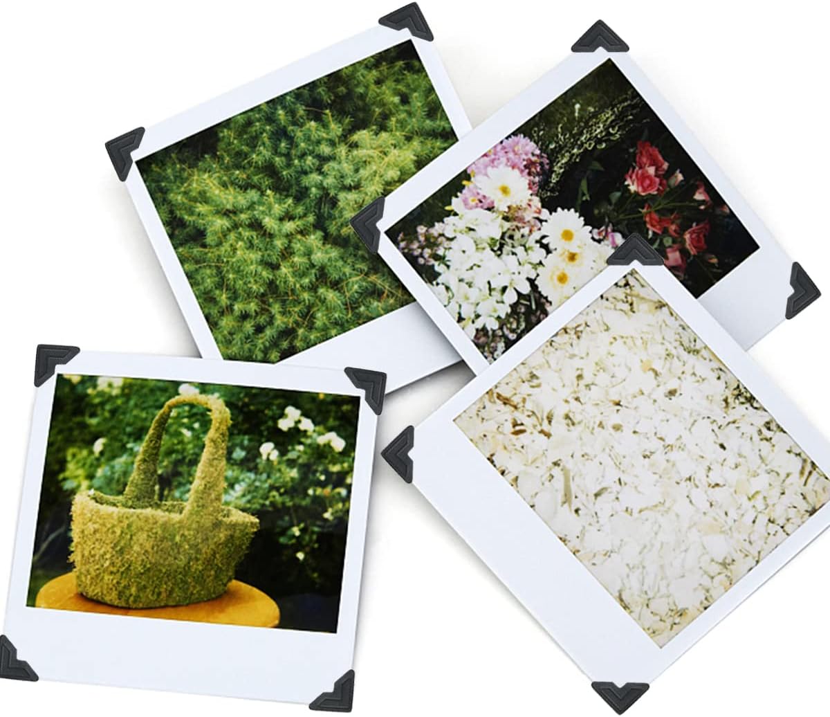 12 Sheets 288 Count Self-Adhesive Photo Corners Stickers, Acid Free Photo Mounting Corners for Scrapbooks, Memory Books, DIY Picture Album, Journal (Black) โ image 5