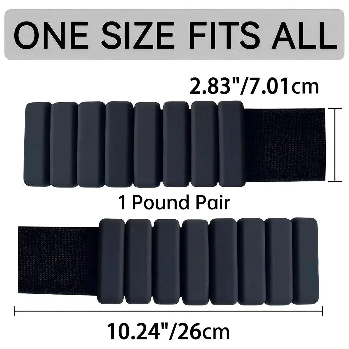 Weighted Wrist Ankle Bracelets Training Belt Gravity Fitness Yoga Exercise — image 3