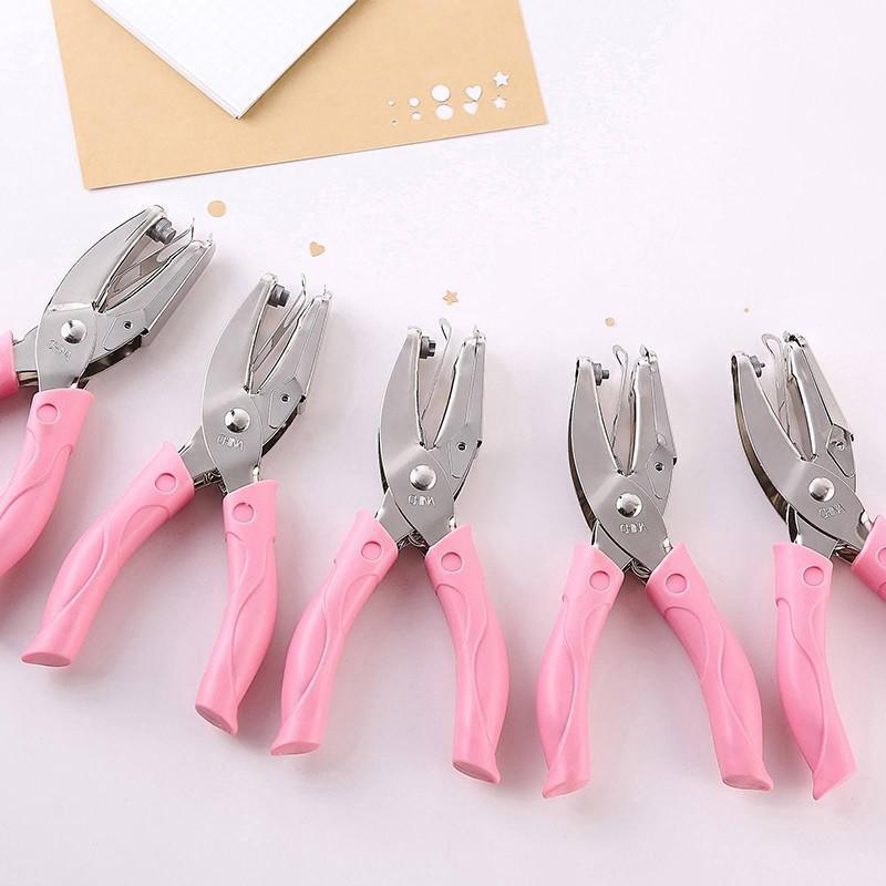 Circle/Heart/Star Shaped Metal Hole Punch Pliers - Paper Hand Puncher - 1.5mm circle — image 5