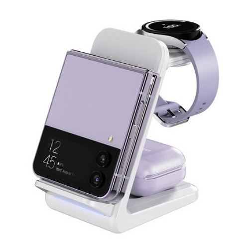 CHOETECH T608-F 15W 4-in-1 Wireless Charger Stand for iWatch and Samsung Watch โ image 3