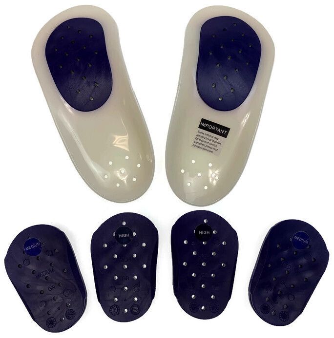 WALKFIT Orthotics 3/4 Insoles Walk Fit Foot Feet Support in Blue — image 2