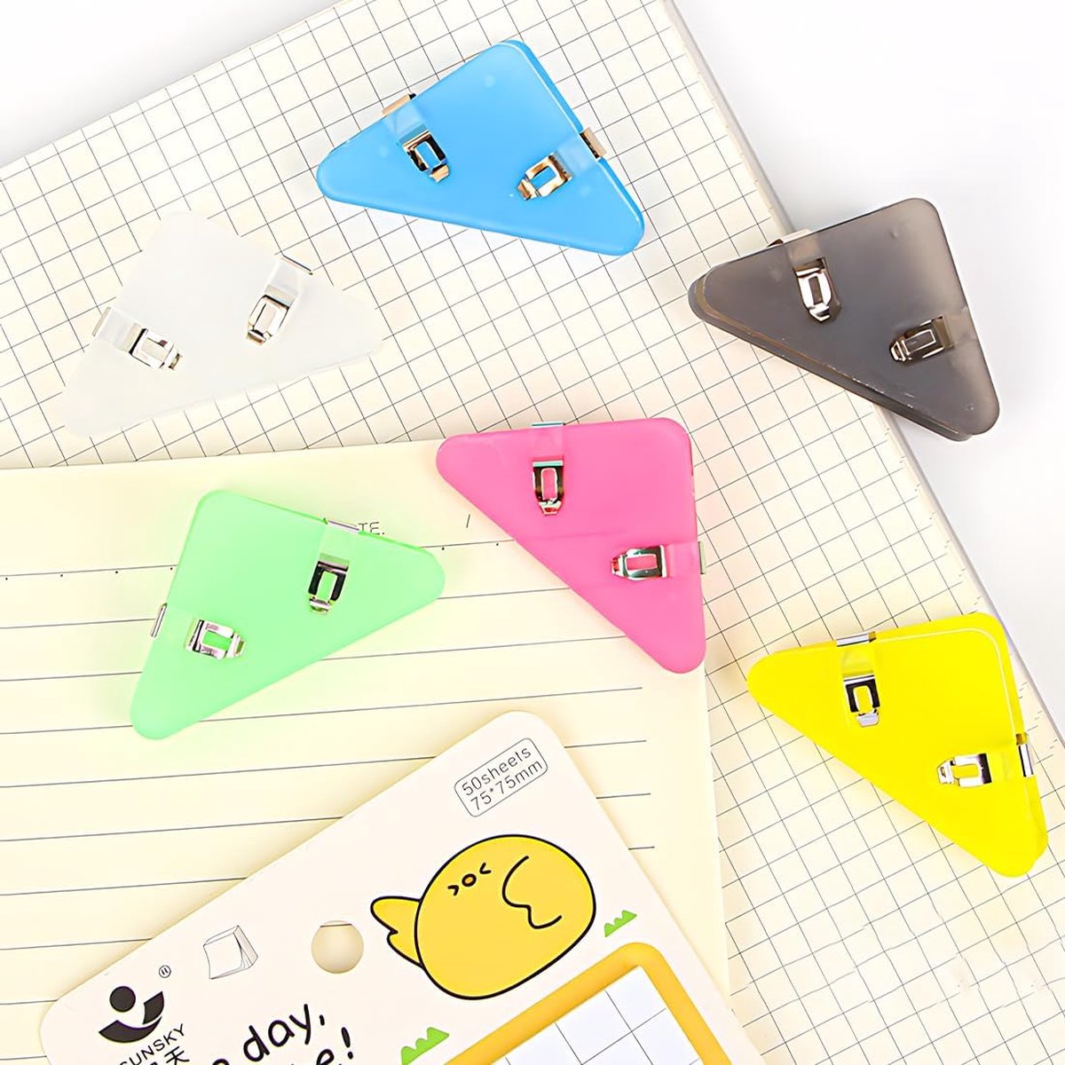 Paperclips - 10 Pieces - Paper Clips - Desk Accessories - Document Clips - Fold Back Clips - Laminated Paperclips - Stationery Clips - Paper Holder - Hobbies — image 4