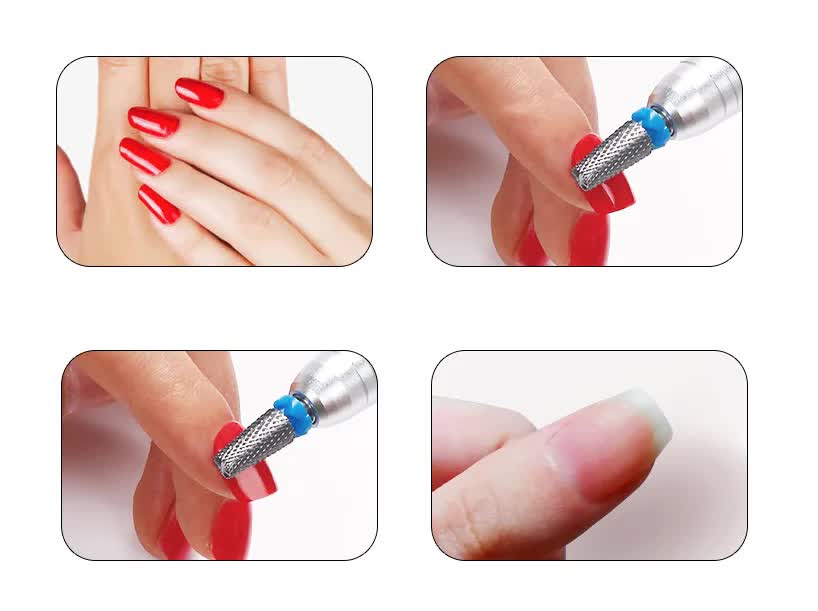 5-in-1 Nail Cutter Bit – Coated Tungsten Grinding Head – for Manicure and Pedicure 1 piece XF — image 2