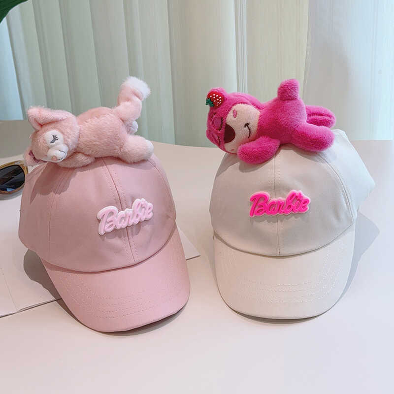 Cute Plush - Decorated Baseball Cap(Meat pink) — image 4