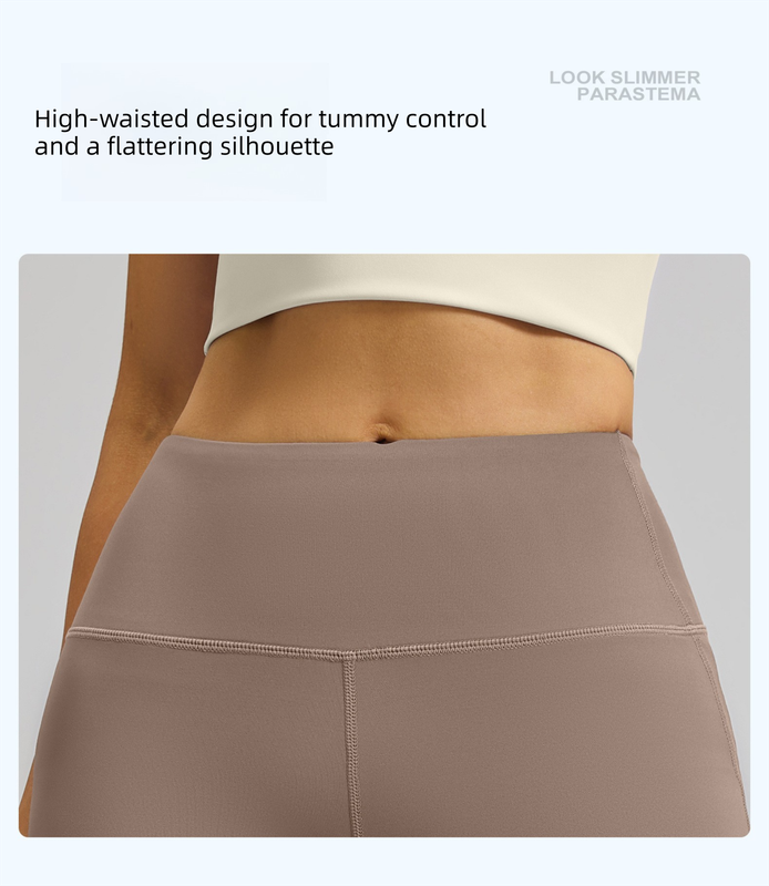 XXL Coffee High-Waisted Flared Yoga Pants – Sculpting & Slimming Fitness Leggings — image 2
