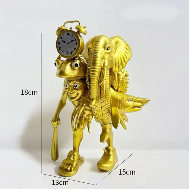 Eight-piece set Whimsical Creature & Monster Figurine Collection - Set of Bizarre PVC Mini Toys for Desk Decor โ image 4