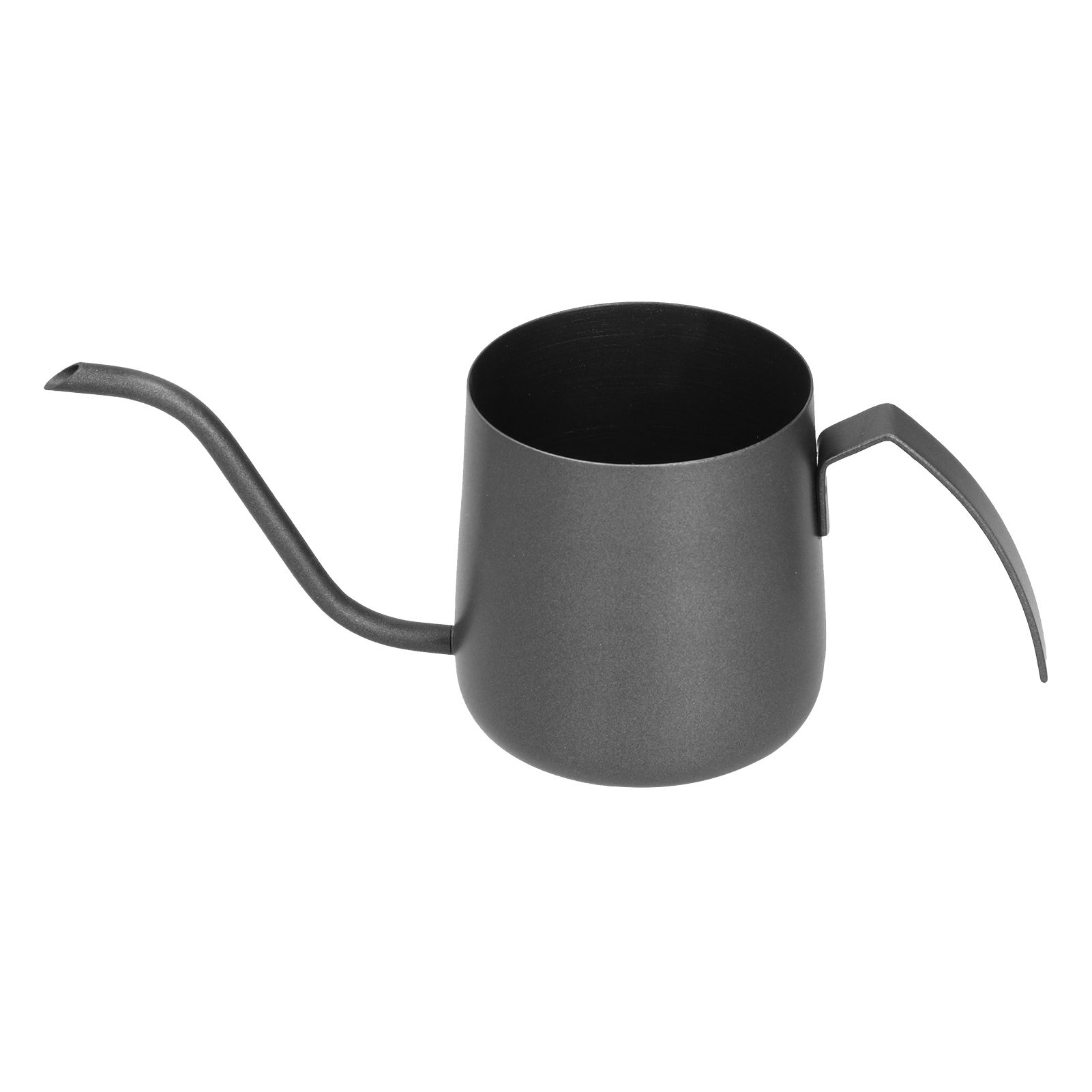 304 Stainless Steel PTFE Gooseneck Kettle with Inner Scale Pour Over Coffee Pot for Home250ml Black โ image 6