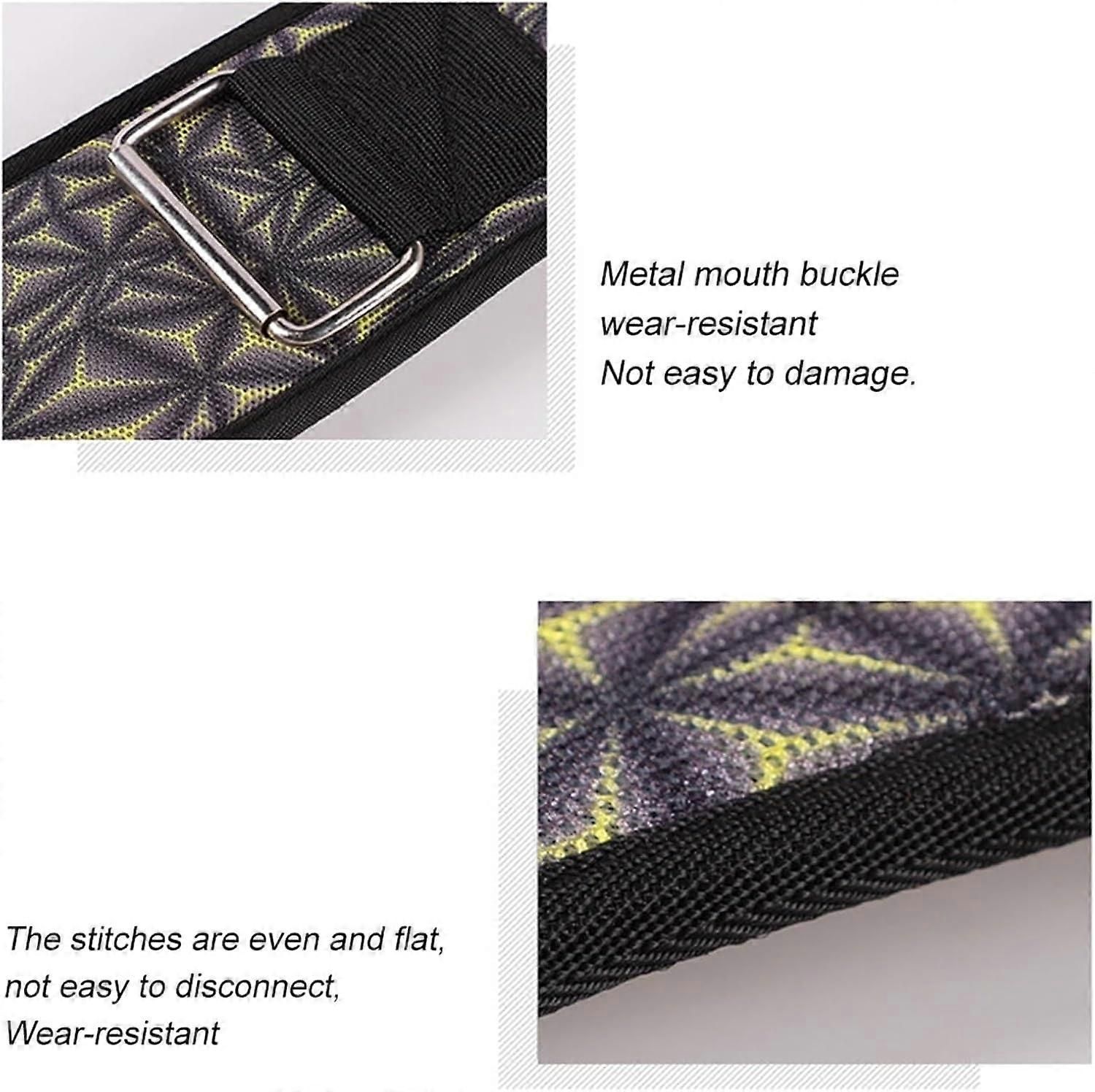 Weightlifting Belt for Men and Women Adjustable Powerlifting Belt Core Support Heavy Lift Protection Blue - M โ image 5