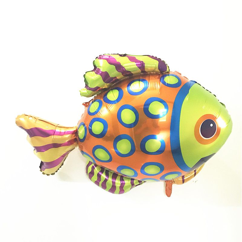 Foil Fish Balloons Decoration Aluminum Sea Creatures Tropical Fish Mylar Self-Sealing Baby Shower Party Pack of 5 โ image 5
