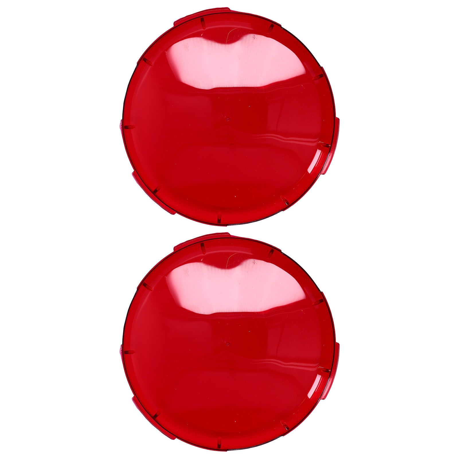 2Pcs Pool Lens Cover Plastic Red Transparent Underwater Light Lens Covers for Spa Lights 19cm โ image 2