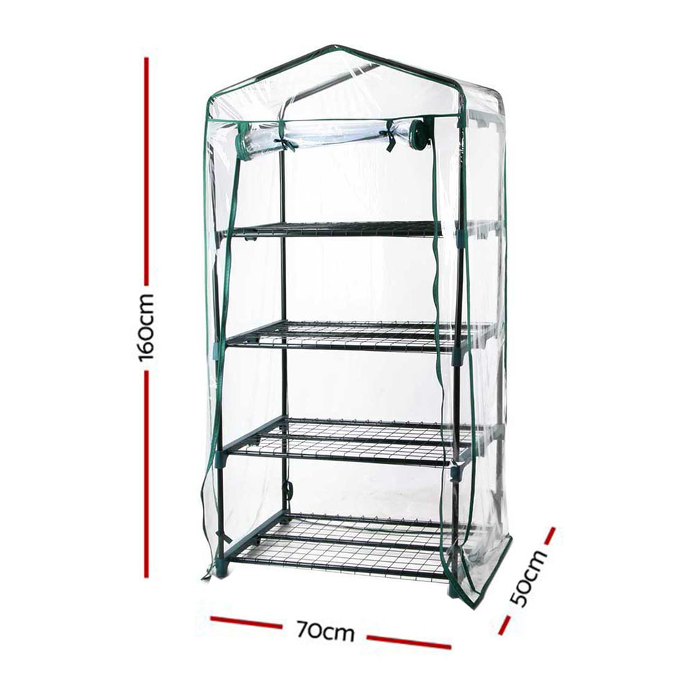 Green Fingers Greenhouse 4 Tiers Mini Green House Garden Bed Planter Box 1.6x0.7x0.5M โ image 2