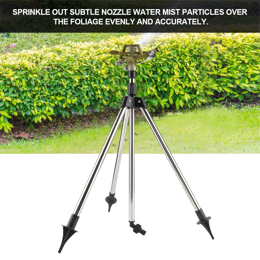 Stainless Steel Ground Insert Zinc Sprink Water Watering Sprinkler Sprayer Lawn Garden Yard โ image 6
