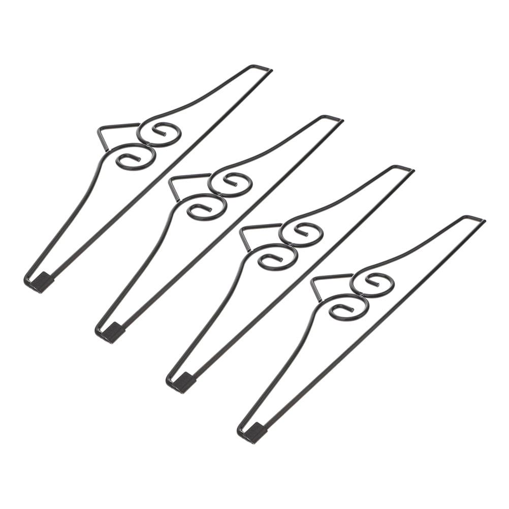 Worgeous 4 Pcs Garden Flag Holder Metal Banner Hanger For Indoor And Outdoor Garden Lawn Courtyard Decoration