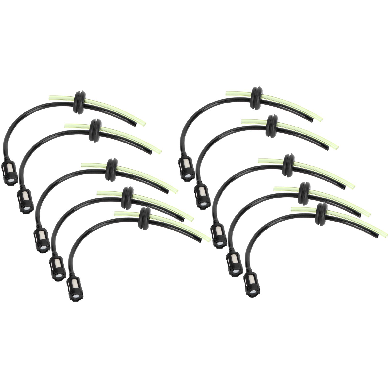 10Pcs Fuel Filter Hose Assembly Kit Replacement for GX35 Lawn Mower Brush Cutter Parts — image 2