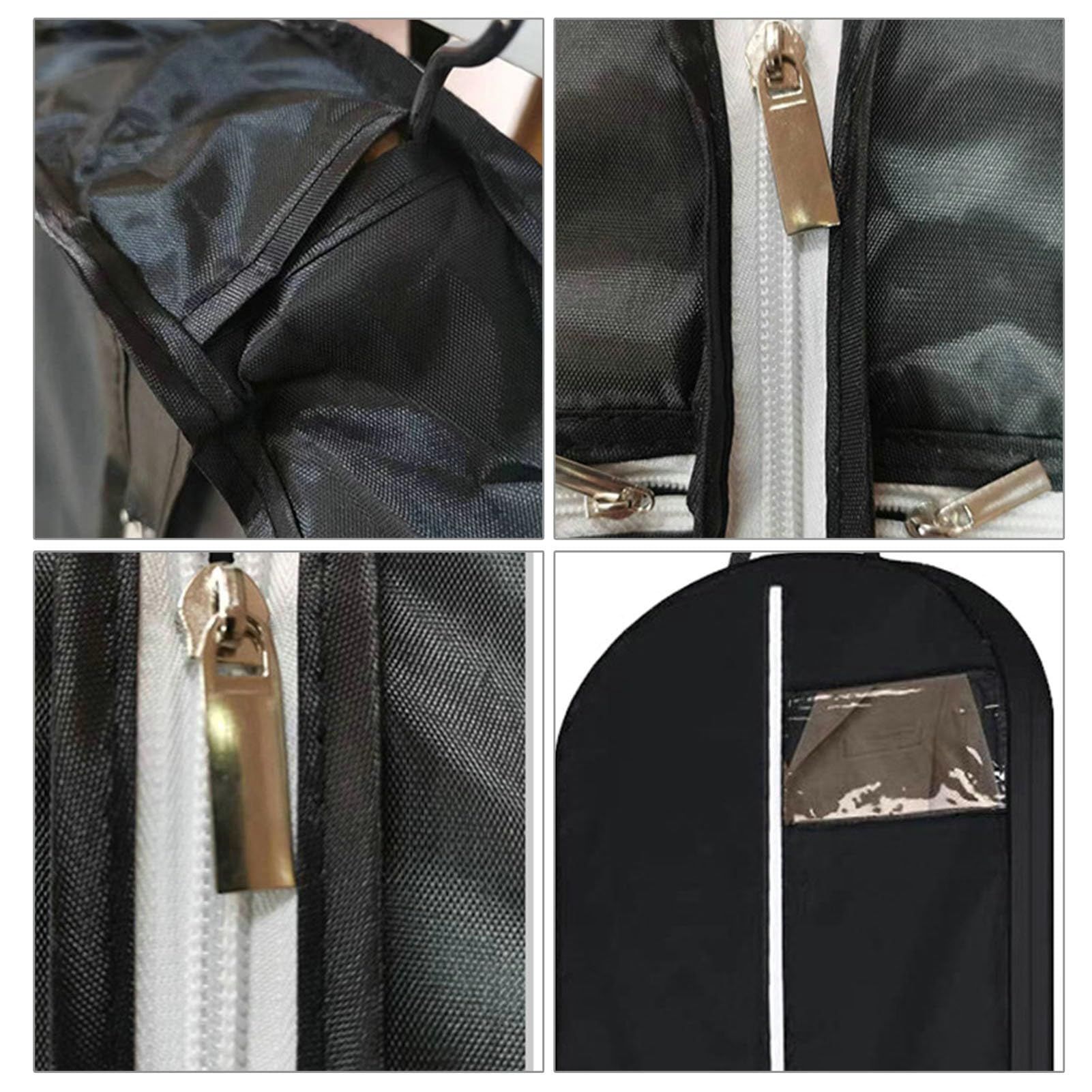 Garment Bags for Travel and Storage, Travel Suit Bags for Men Women with Pockets, Storage bags for Clothes,Shirts, Coats (Black) โ image 5