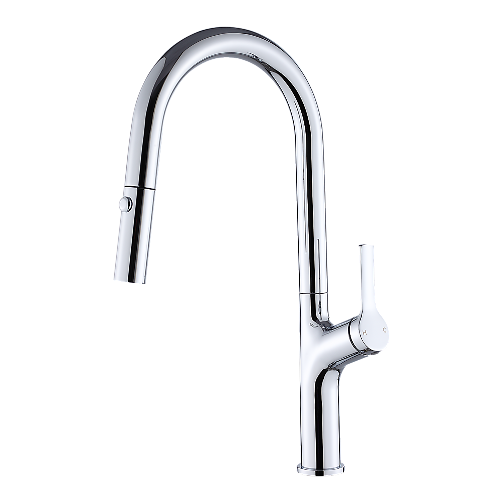 Kitchen Laundry Bathroom Basin Sink Pull Out Mixer Tap Faucet in Chrome โ image 4