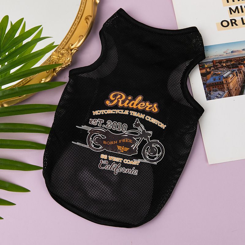 Pet Mesh Vest Dog Cat Clothing Lelemiao Polyester