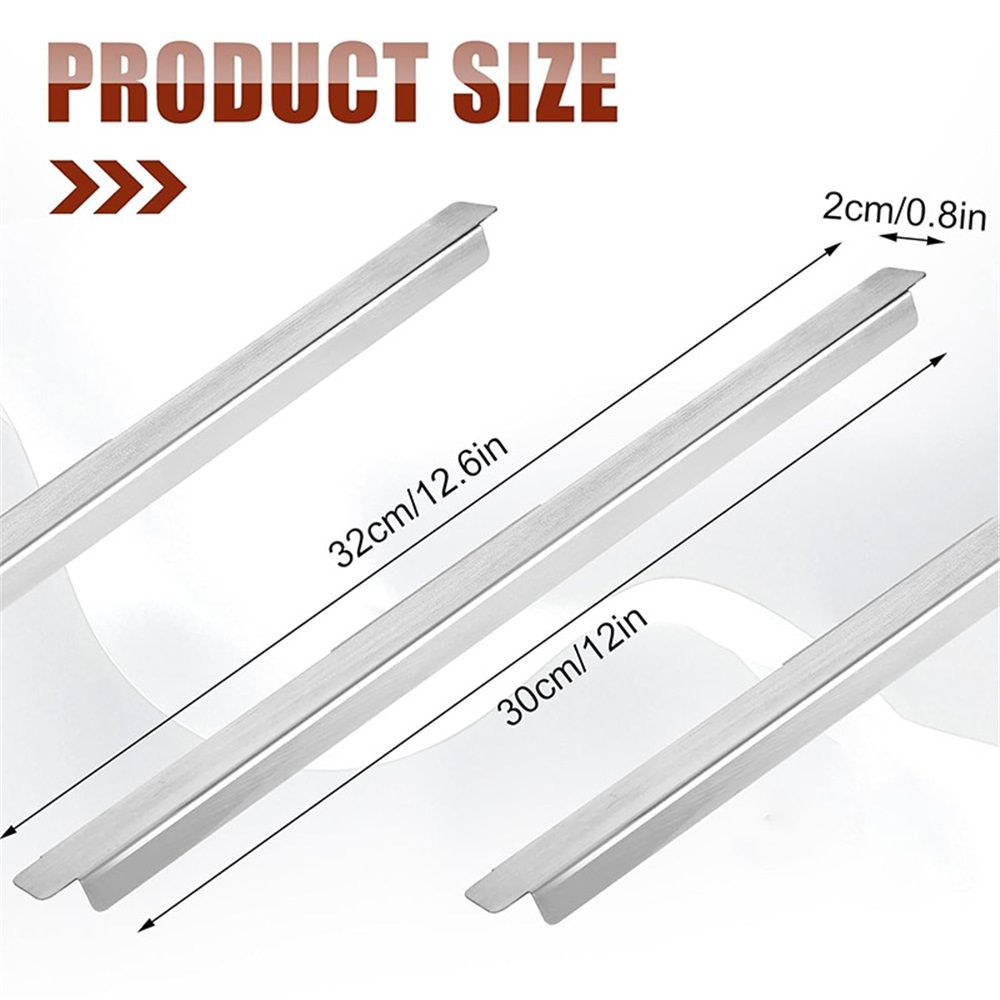 8Pcs 12 Inch Stainless Steel Adaptor Bar Table Adapter Bar Long Divider Metal Food Divider for Restaurant Kitchen Food Service Accessories โ image 3