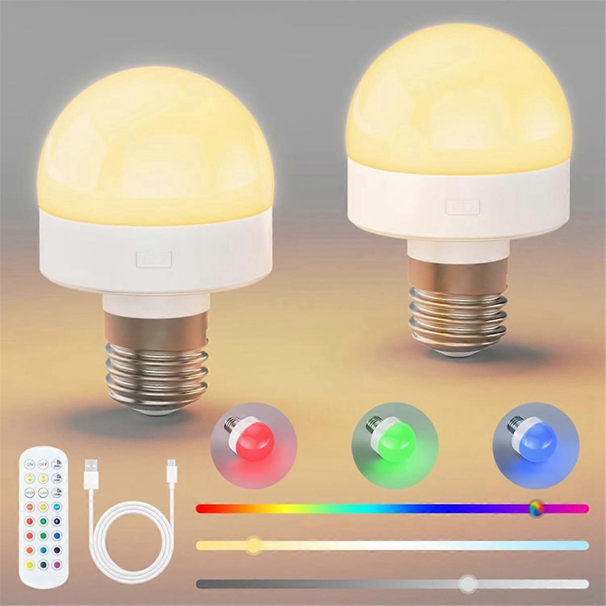 Rechargeable LED Bulbs with Remote E26 Battery Backup โ image 2