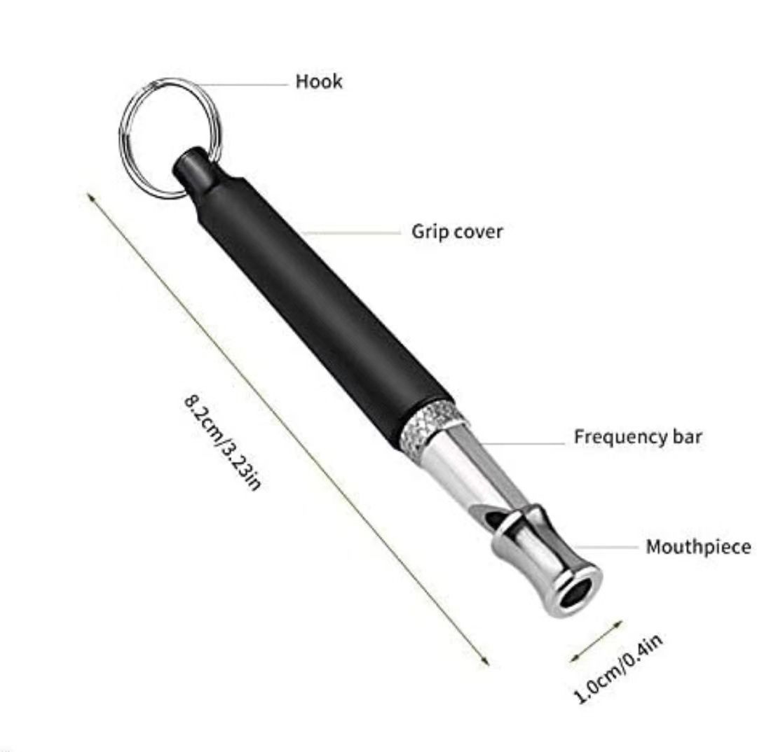 2 Pack Dog Whistle,to Stop Barking Neighbors Dog, Adjustable Ultrasonic Silent Dog Whistle, Professional Recall Dog Training — image 2