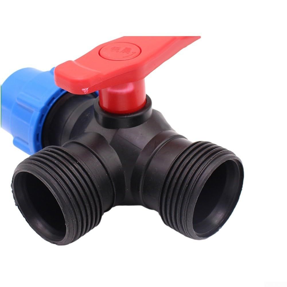 Garden Irrigation Ball Valve, 3-Way Quick Connector, T-Type PVC PE Fast Connection, PE Pipe 3 Way Ball Valve — image 4