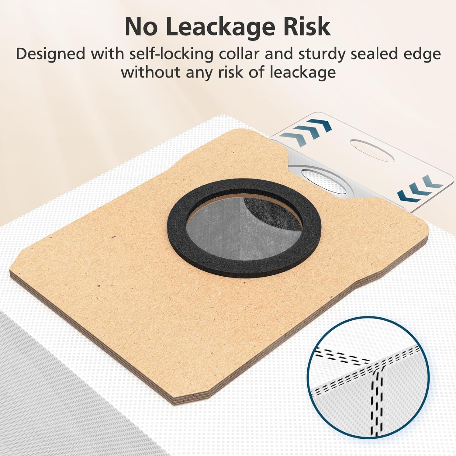 18 pcs Dust Bags for eufy Omni C20 C10 Robot Vacuum, 3.6L Large Capacity Replacement Bags with 3-Layer Odorproof & Leakproof Fabric — image 4