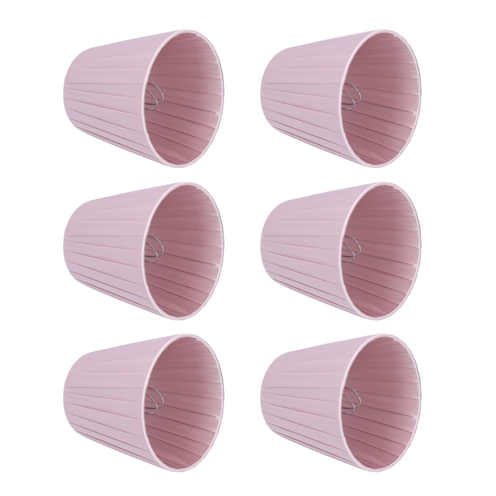 6pcs Chandelier Cloth Lampshade Wall Lamp Clip On Cover Shades Modern Simple Decoration for Home — image 6