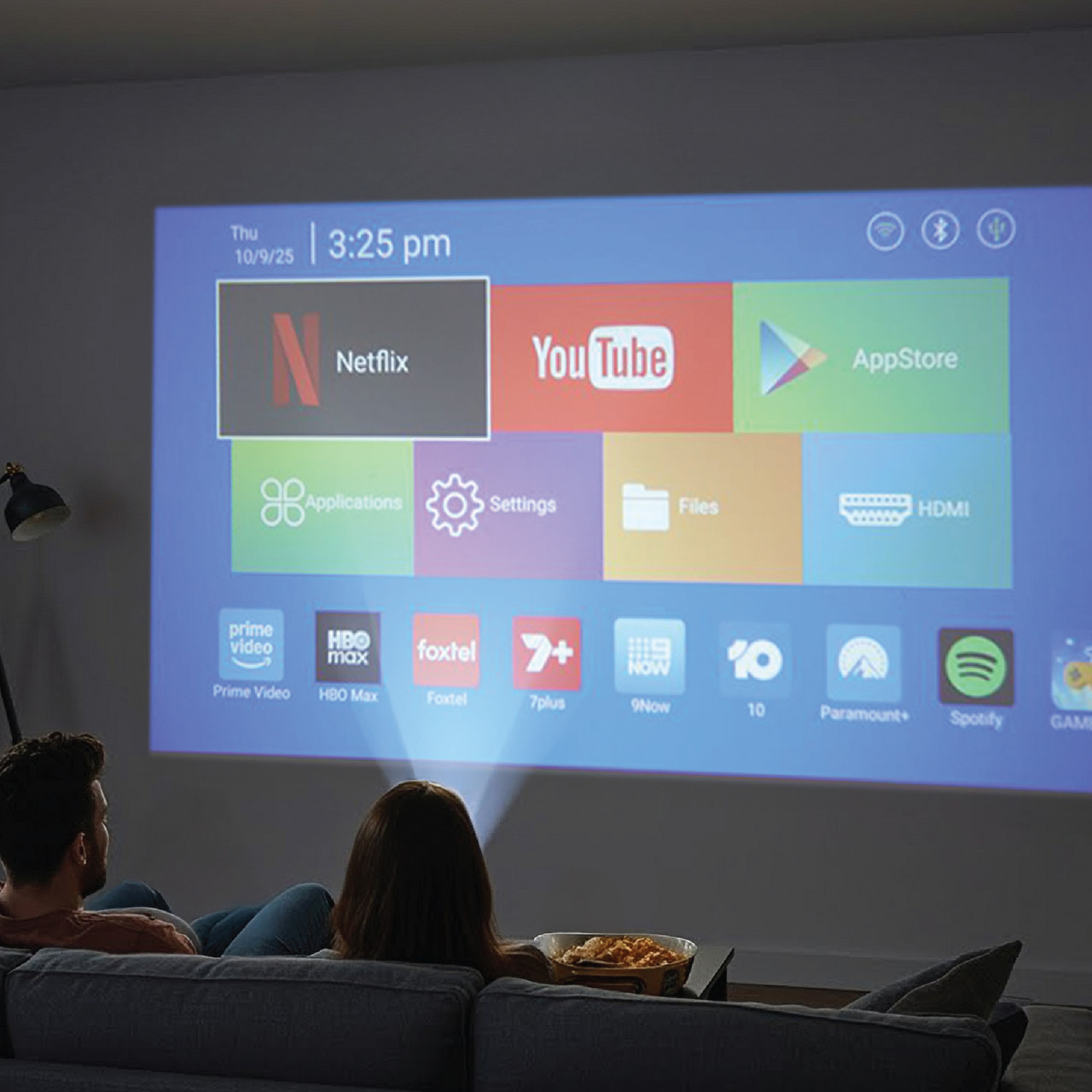 Laser Smart Projector with Games White โ image 2