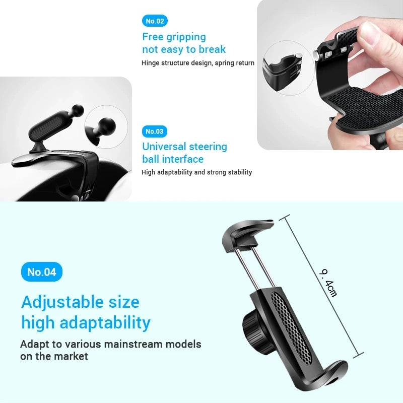 Ford Car Phone Holder for Focus Fiesta Mustang โ image 4