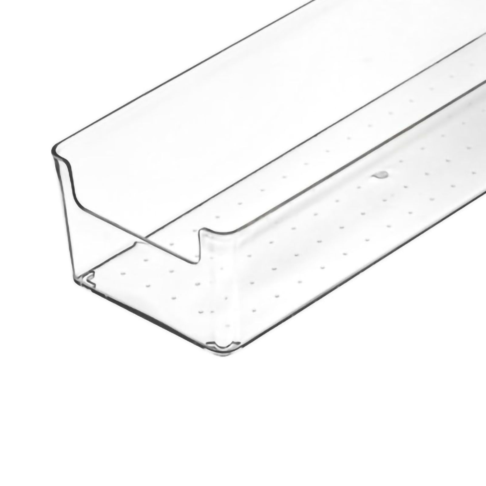 Drawer Storage Trays Durable Transparent Plastic Drawer Storage Divid Box for Kitchen Large Rectangle Box — image 5